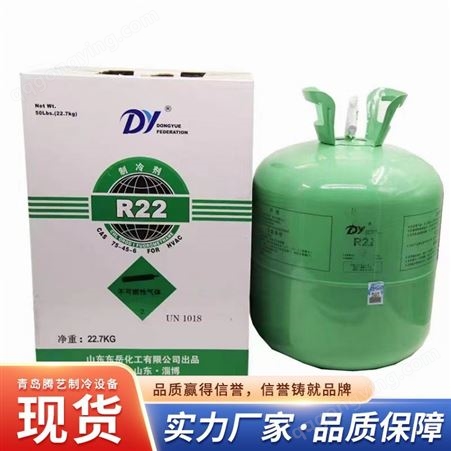 原装东岳中文制冷剂 R22 22.7KG空调氟利昂 冷媒雪种一次性氟